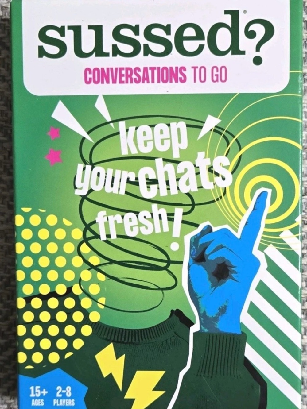 NEW Sussed Card Game Conversations To Go Party Game 2-8 Players